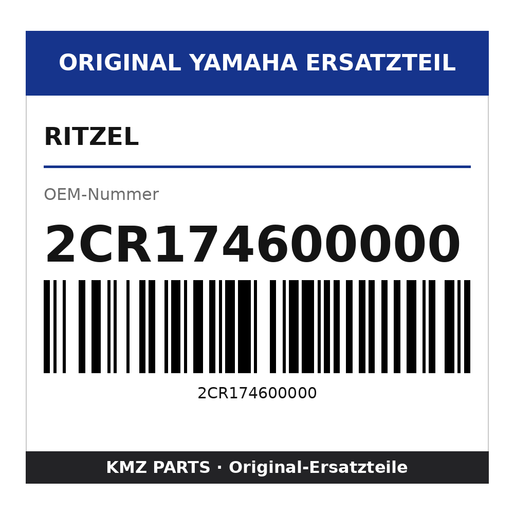 Yamaha Ritzel 2CR174600000