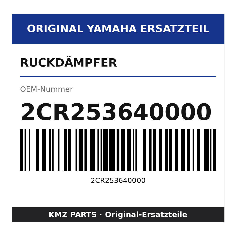 Yamaha Ruckdämpfer 2CR253640000