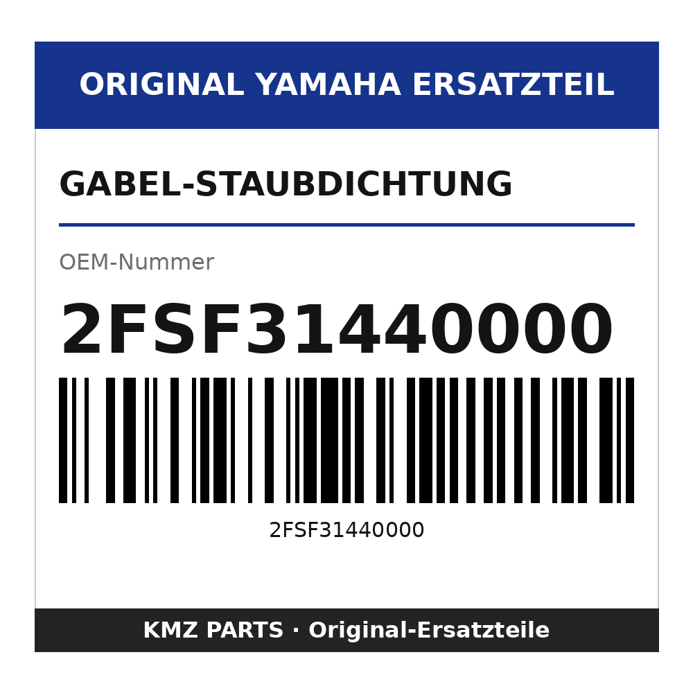 Yamaha Gabel-Staubdichtung 2FSF31440000