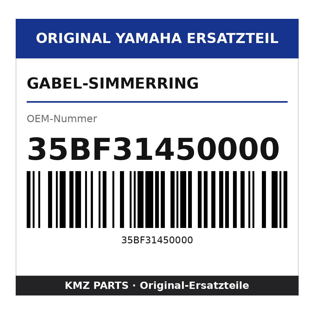 Yamaha Gabel-Simmerring 35BF31450000