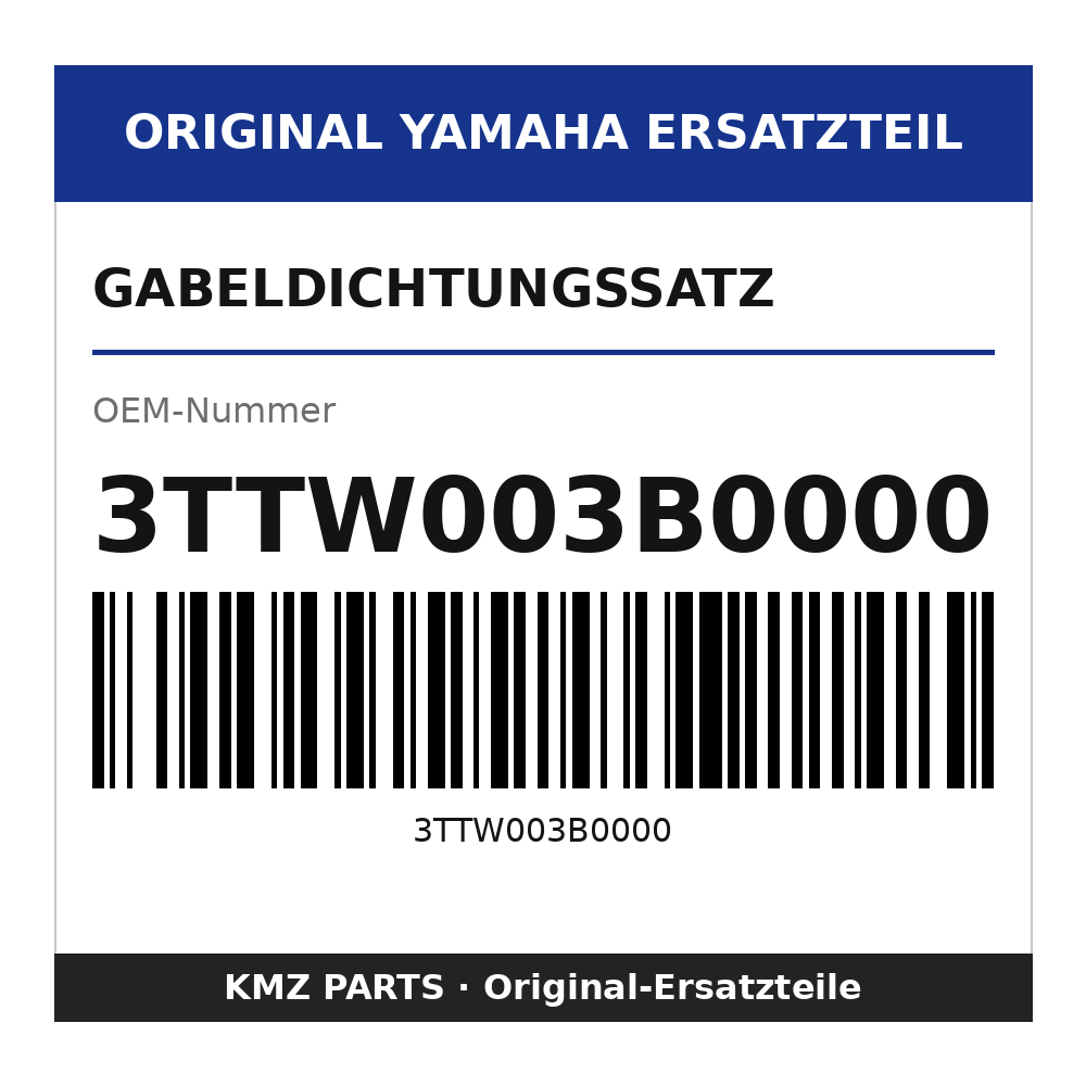 Yamaha Gabeldichtungssatz 3TTW003B0000