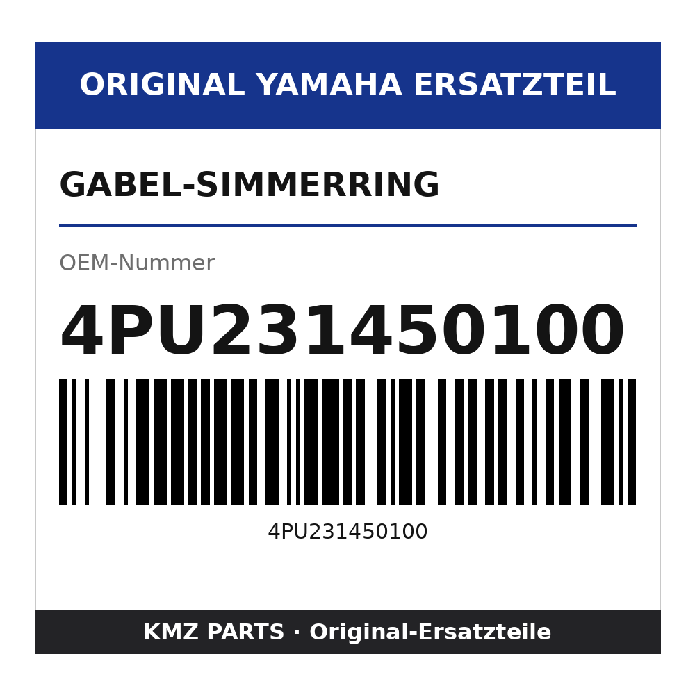 Yamaha Gabel-Simmerring 4PU231450100
