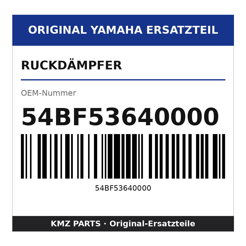Yamaha Ruckdämpfer 54BF53640000