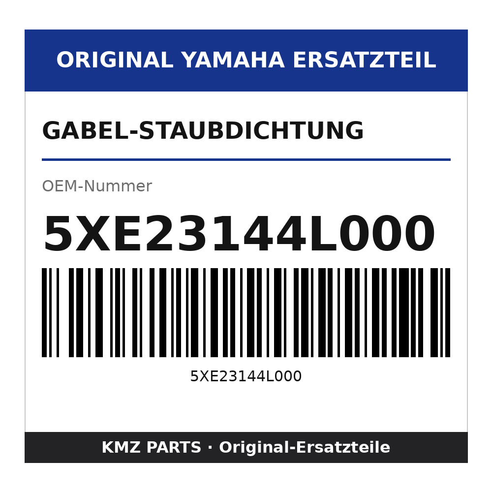 Yamaha Gabel-Staubdichtung 5XE23144L000