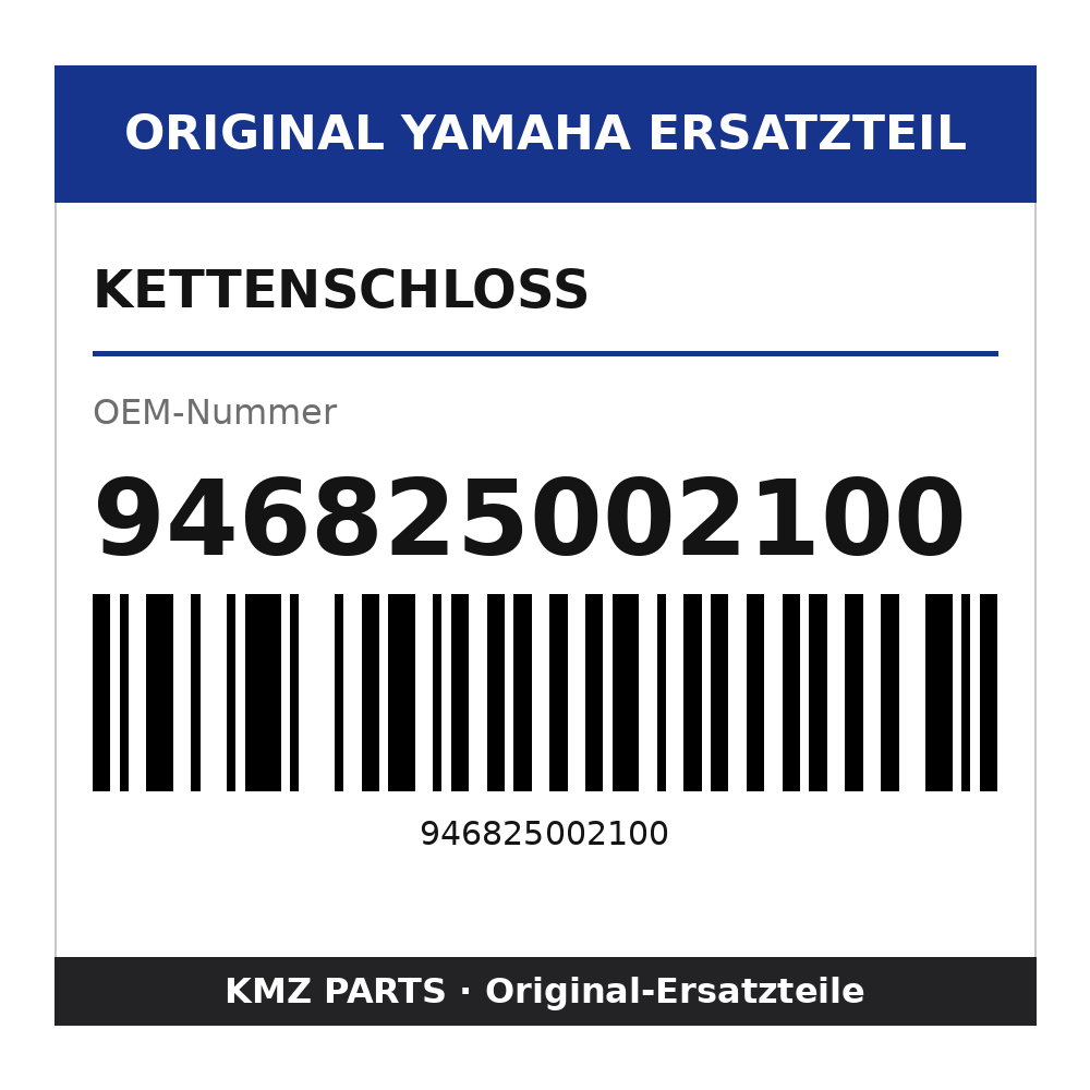 Yamaha Kettenschloss 946825002100