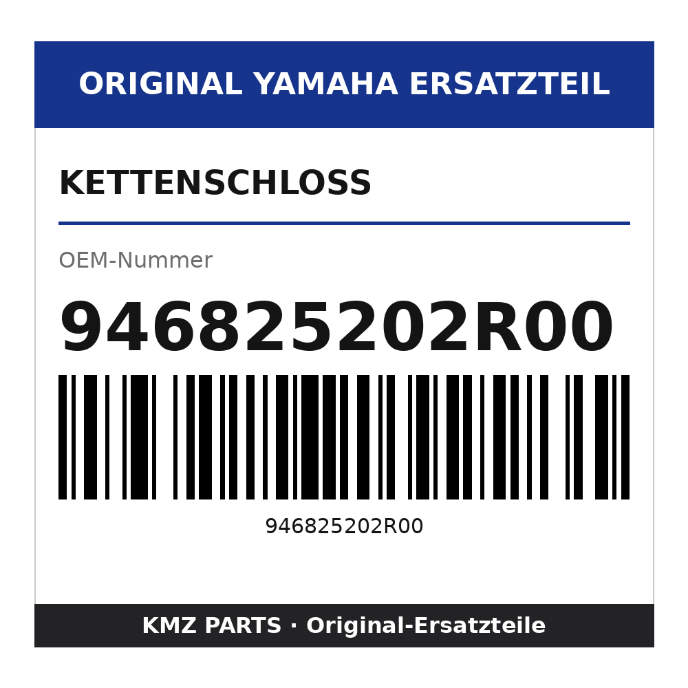 Yamaha Kettenschloss 946825202R00