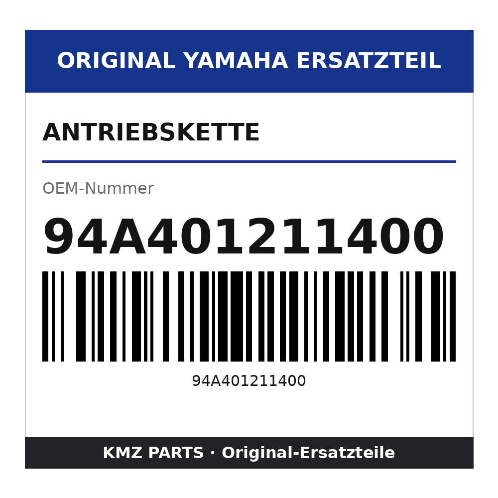 Yamaha Antriebskette 94A401211400