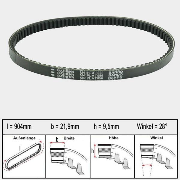 Athena Variomatikriemen Platinum 056 passend für Yamaha