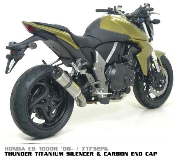 Arrow Thunder Aluminium Dark 71732AON passend für Honda