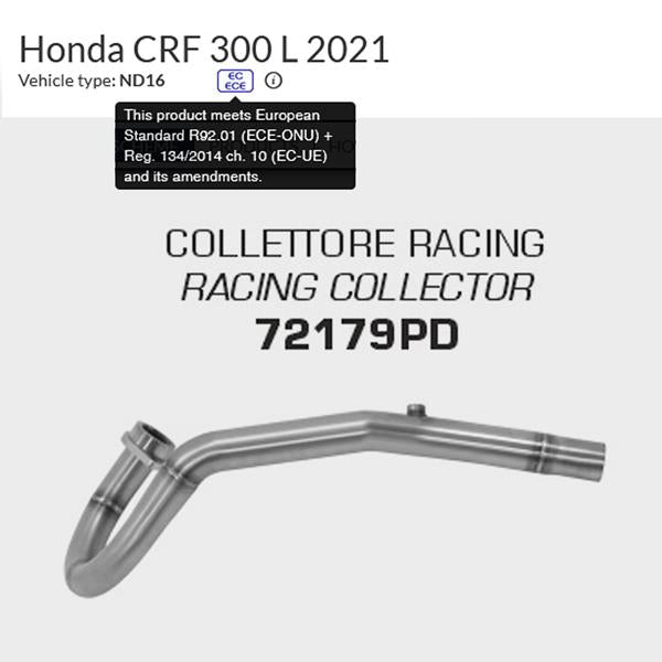 Arrow Krümmer 72179PD passend für Honda