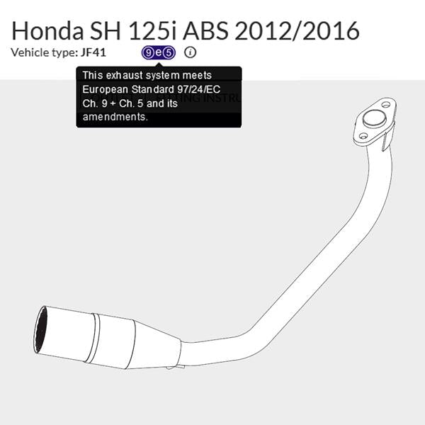 Arrow Krümmer 53061KZ passend für Honda