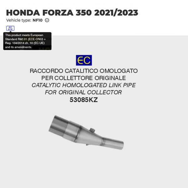 Arrow Krümmer 53085KZ passend für Honda