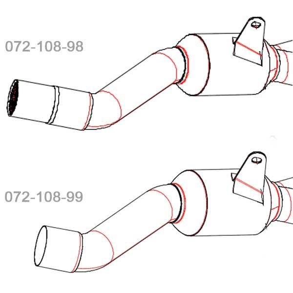 Arrow Krümmer 71421KZ passend für Yamaha