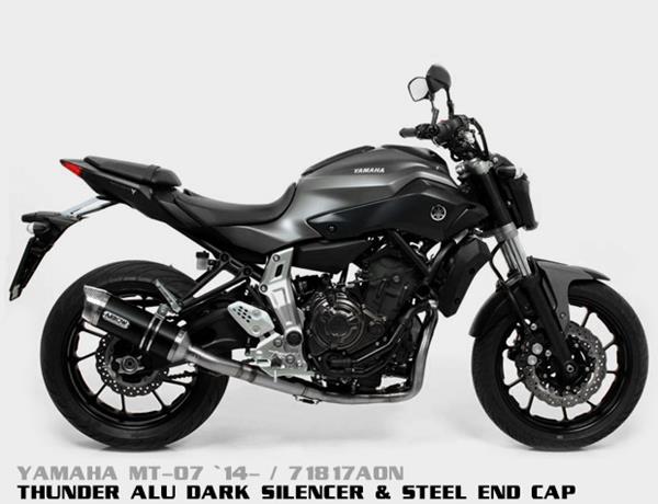Arrow Thunder Aluminium Dark 71817AON passend für Yamaha