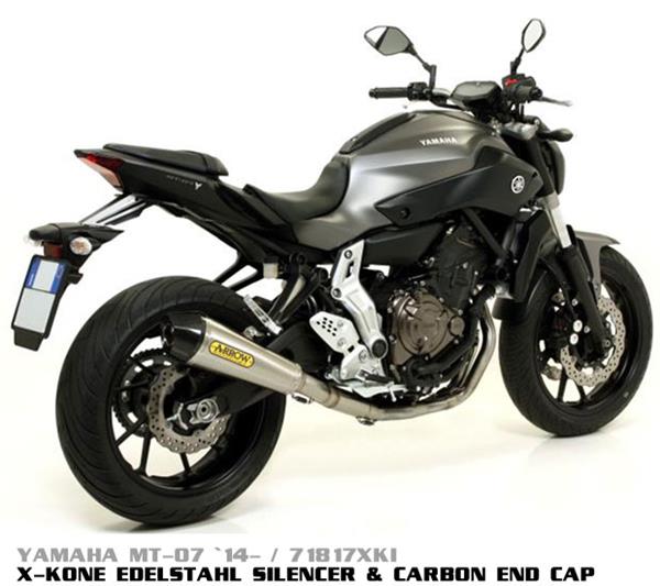 Arrow X-Kone Steel 71817XKI passend für Yamaha