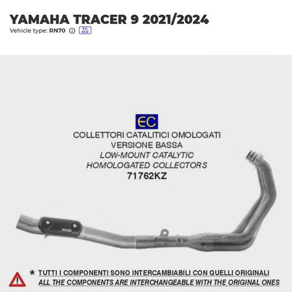 Arrow Krümmer 71762KZ passend für Yamaha