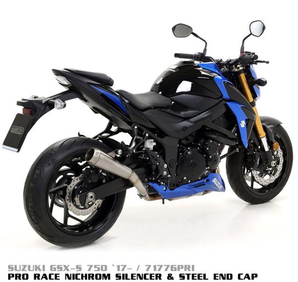 Arrow Pro-Race Steel Dark 71776PRN passend für Suzuki