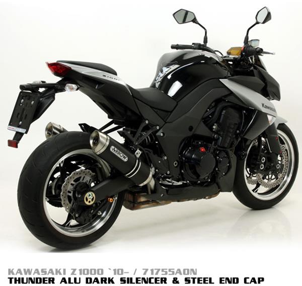 Arrow Thunder Aluminium Dark 71755AON passend für Kawasaki