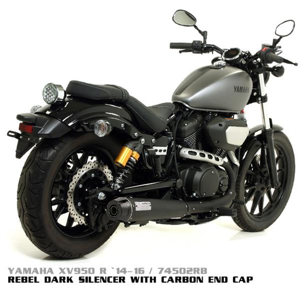 Arrow Rebel Dark 74502RB passend für Yamaha