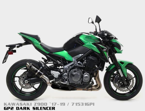 Arrow GP2 Steel Dark 71531GPI passend für Kawasaki