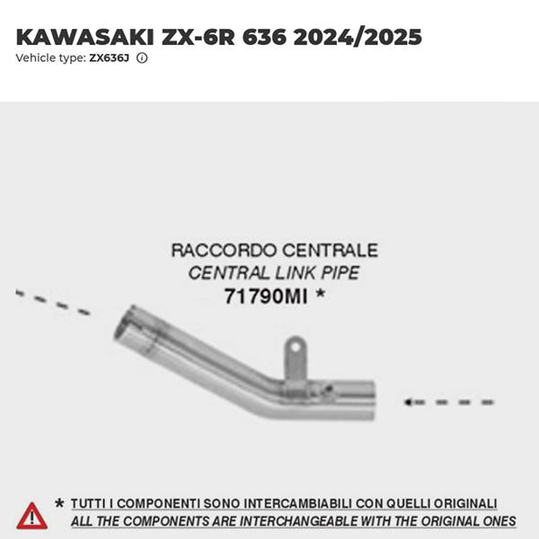 Arrow Verbindungsrohr 71790MI passend für Kawasaki