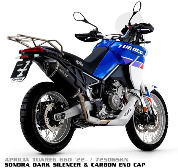 Arrow Sonora Titanium Dark 72506SKN passend für Aprilia