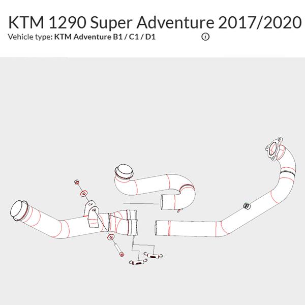 Arrow Racing-Krümmer 71495MI passend für KTM
