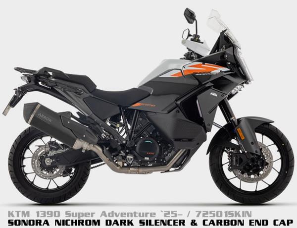 Arrow Sonora Nichrom Dark 72501SKIN passend für KTM