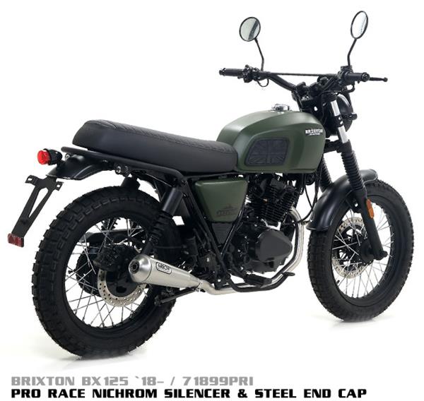 Arrow Pro-Race Steel 71899PRI passend für Brixton