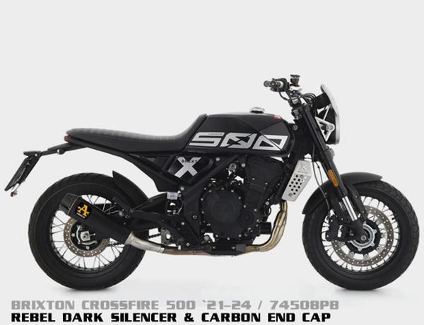 Arrow Rebel Dark 74508RB passend für Brixton