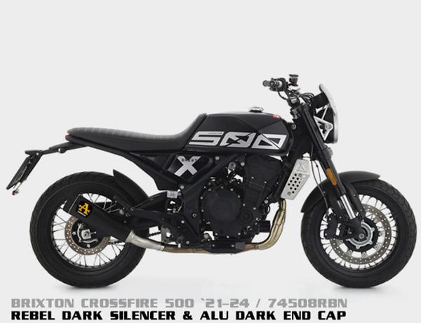 Arrow Rebel Dark 74508RBN passend für Brixton
