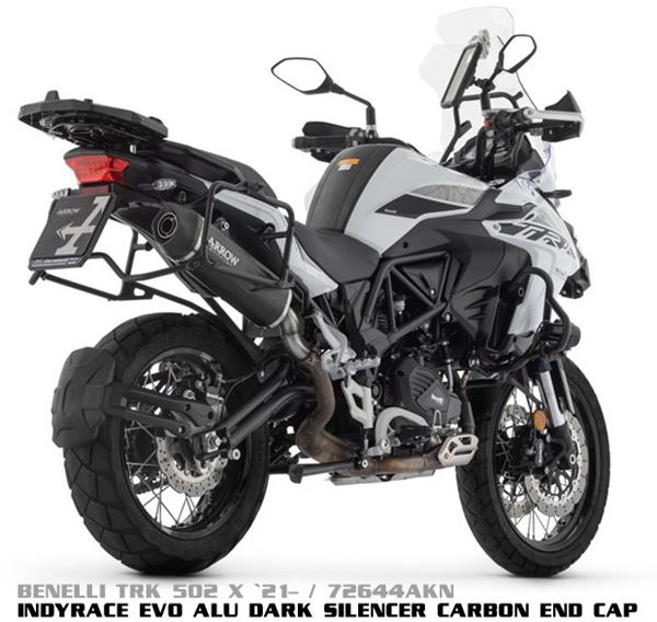 Arrow Indy Race Aluminium Dark 72644AKN passend für Benelli