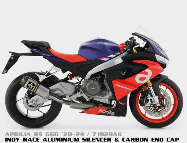 Arrow Indy Race Aluminium 71929AK passend für Aprilia