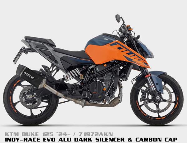 Arrow Indy Race Aluminium Dark 71972AKN passend für KTM