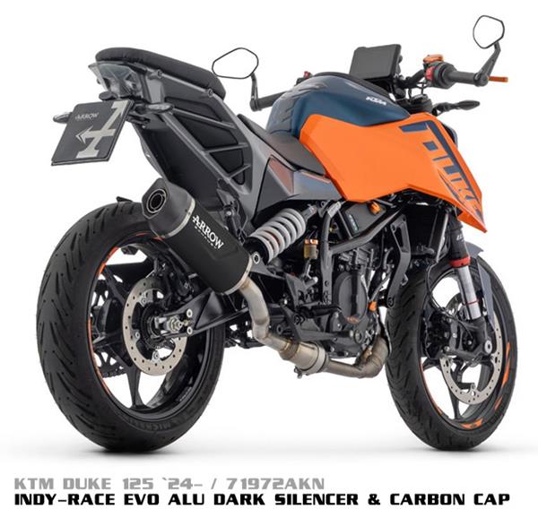 Arrow Indy Race Aluminium Dark 71972AKN passend für KTM