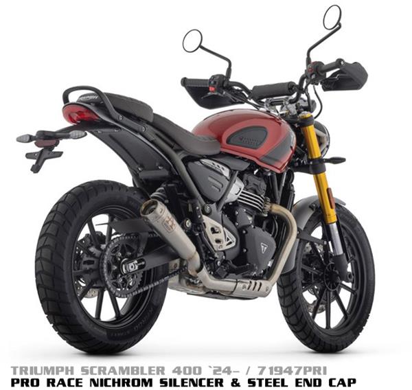 Arrow Pro-Race Steel 71974PRI passend für Triumph