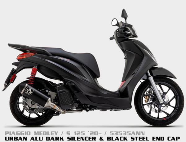 Arrow Urban Aluminium Dark 53535ANN passend für Piaggio