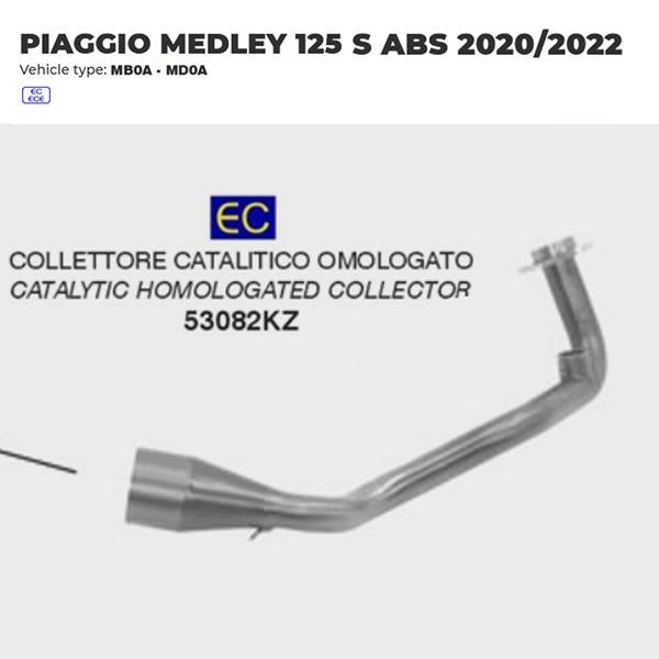 Arrow Krümmer 53082KZ passend für Piaggio