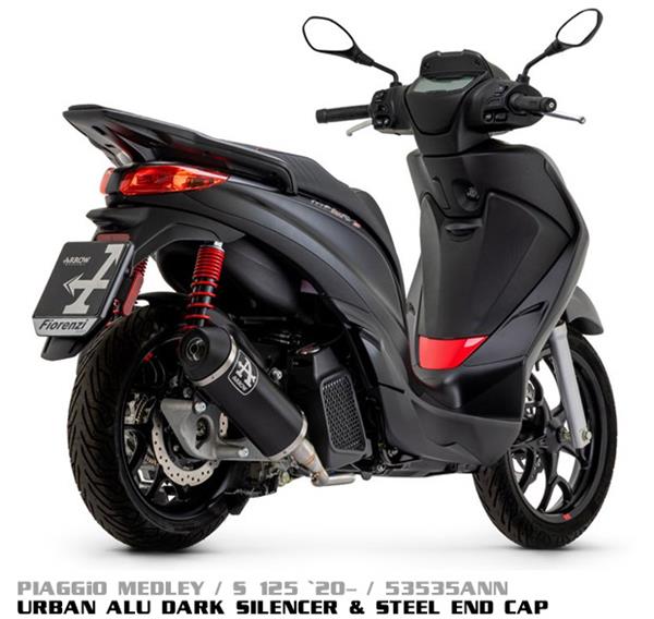 Arrow Urban Aluminium Dark 53535ANN passend für Piaggio