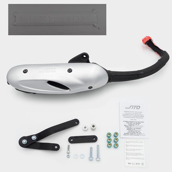 Auspuff Sito Kymco People 50 passend für Kymco und SYM