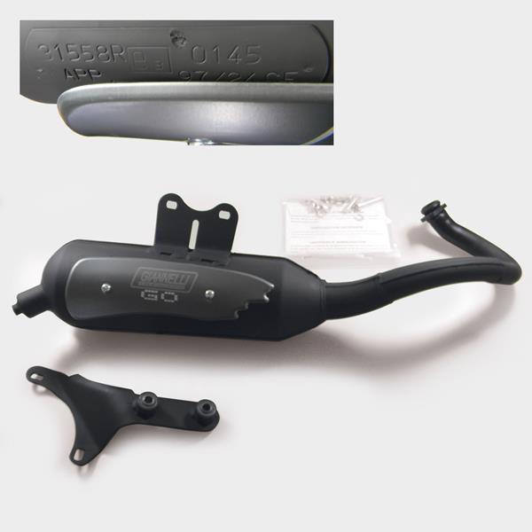 Auspuff Giannelli GO Vespa LX/LXV50 /S50 passend für Vespa