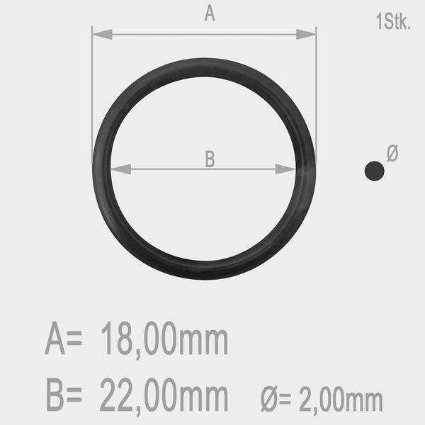 O-Ring Ölfilterverschluss 18,00x2,00 passend für KTM