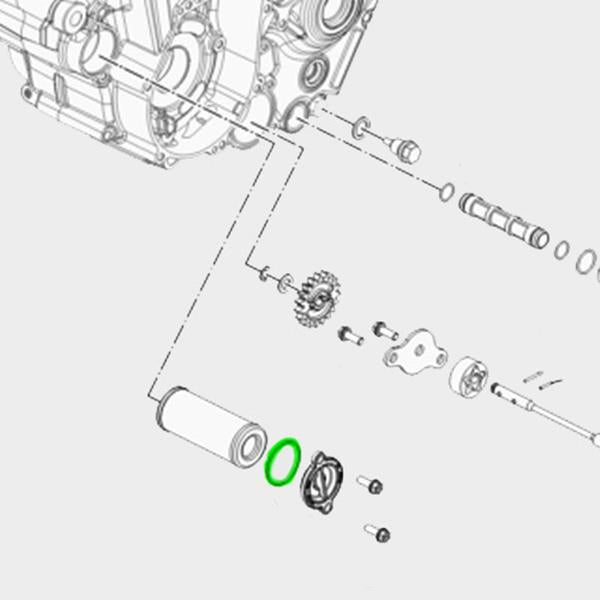O-Ring Ölfilterverschluss 33,05x1,78
