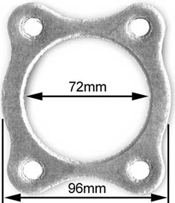 Dichtung 4L-Flansch ZX-6R-`97 passend für Kawasaki