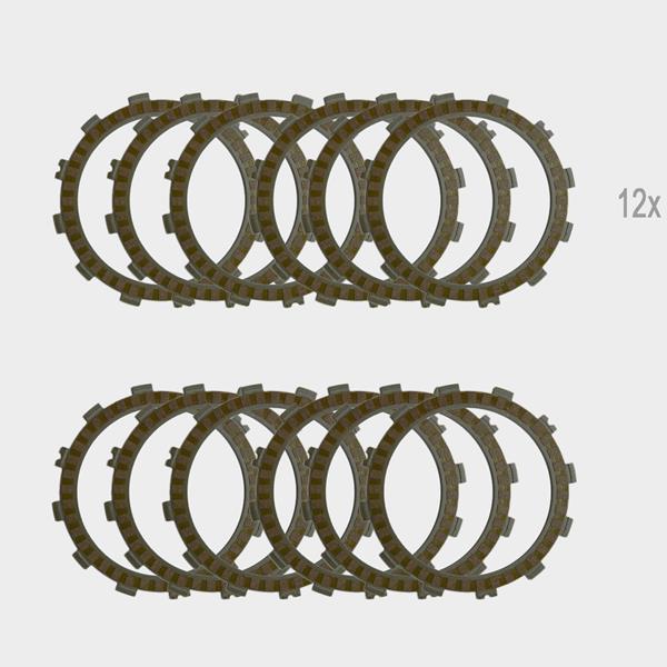 Set Kuppl Lam ZX-12R`02- passend für Kawasaki