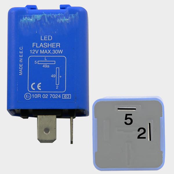 Blinkrelais 2-polig max.30W für LED