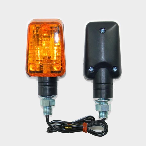 Miniblinkerset kurz schwarz/orange passend für Kawasaki