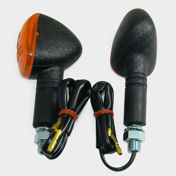 Blinkerset "Duke" lang "E" Carbon
