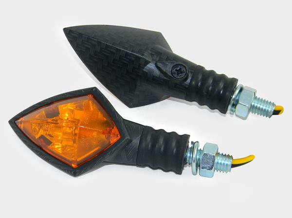 Blinkerset "Spitz" "E" orange/carbon