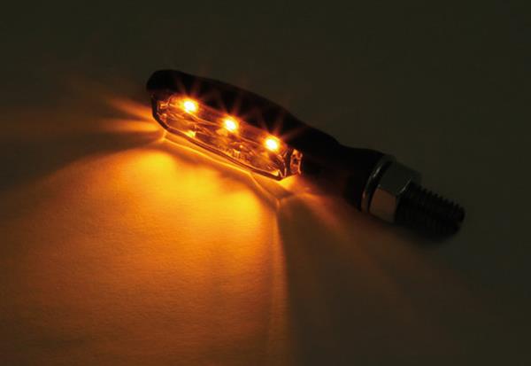 LED-Blinker "E" SONIC-X1, schwarz